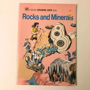 Vintage 1974 Rocks and Minerals A Golden Exploring Earth  Book